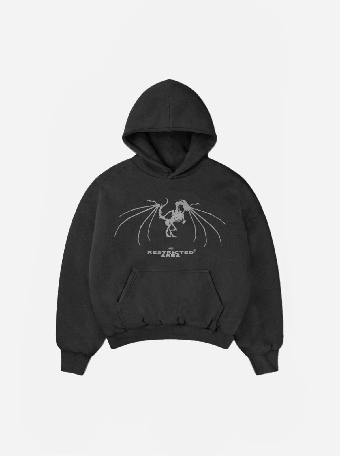 BONE BLACK HOODIE