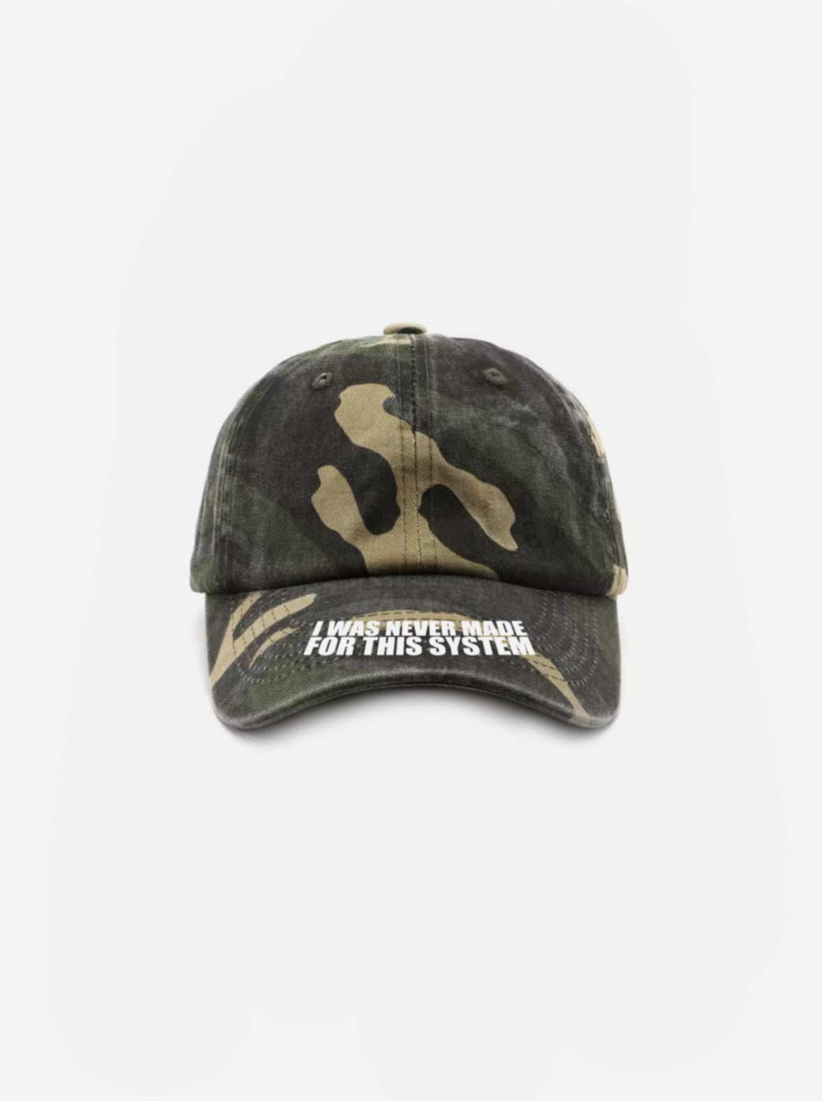 I WAS NEVER MADE FOR THIS SYSTEM CAP